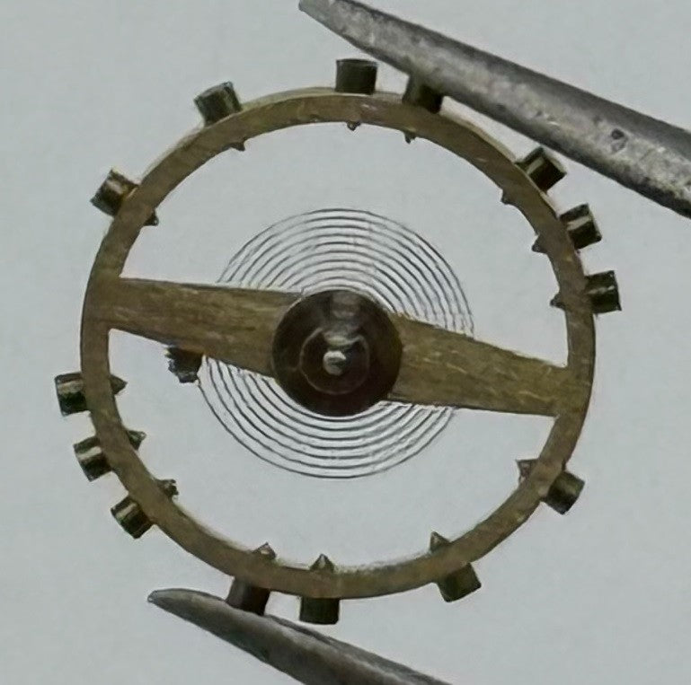 NFT 46 Balance Wheel Complete And Spring 10½’’’ Watch Movement Parts NOS