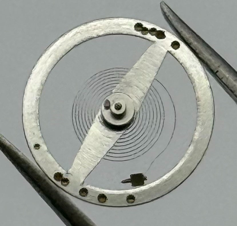 RL Rax 1013 1237 Balance Wheel Complete And Spring 1679 M Watch Movement Parts