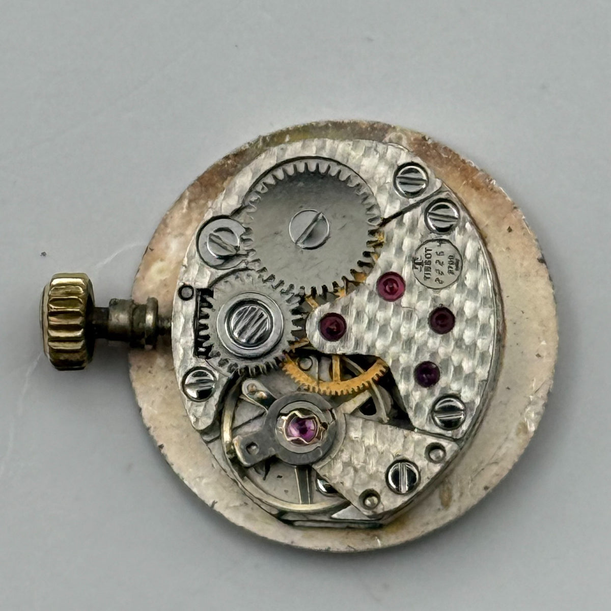 Tissot 2700 Watch Movement Stylist Swiss Manual Wind Vintage Parts Repair 13.3mm