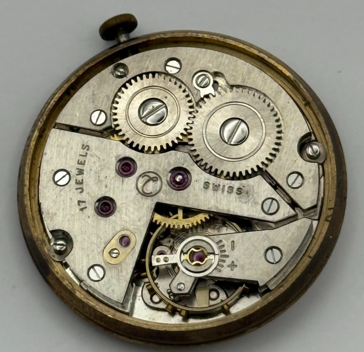 AS 1634 Watch Movement - A. Schild 1634 Bernex - For Parts / Repair - 29.6mm