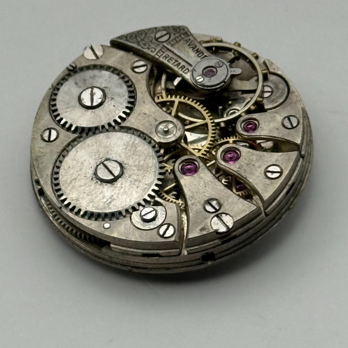 Unidentified 996 Watch Movement Manual Wind Vintage Parts Repair 24.2mm