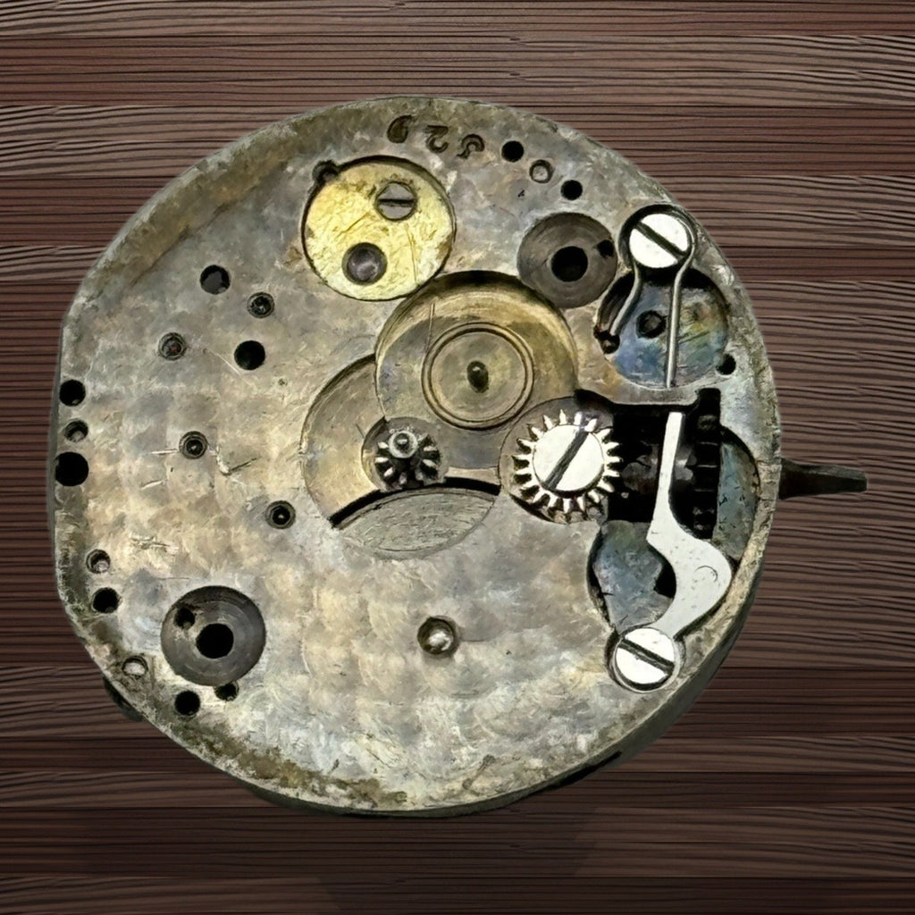 Unidentified Interesting Watch Movement 15 Jewels Manual Wind Swiss Part 21.4mm