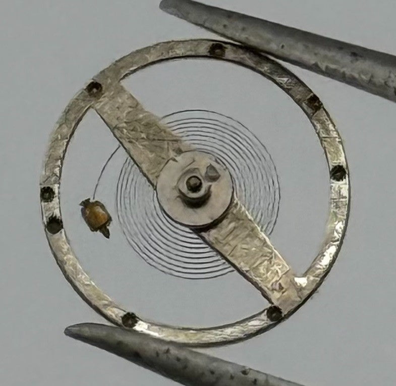 Ebosa 52 Balance Wheel Complete And Spring 5¼’’’ Renata 130 Watch Movement Parts