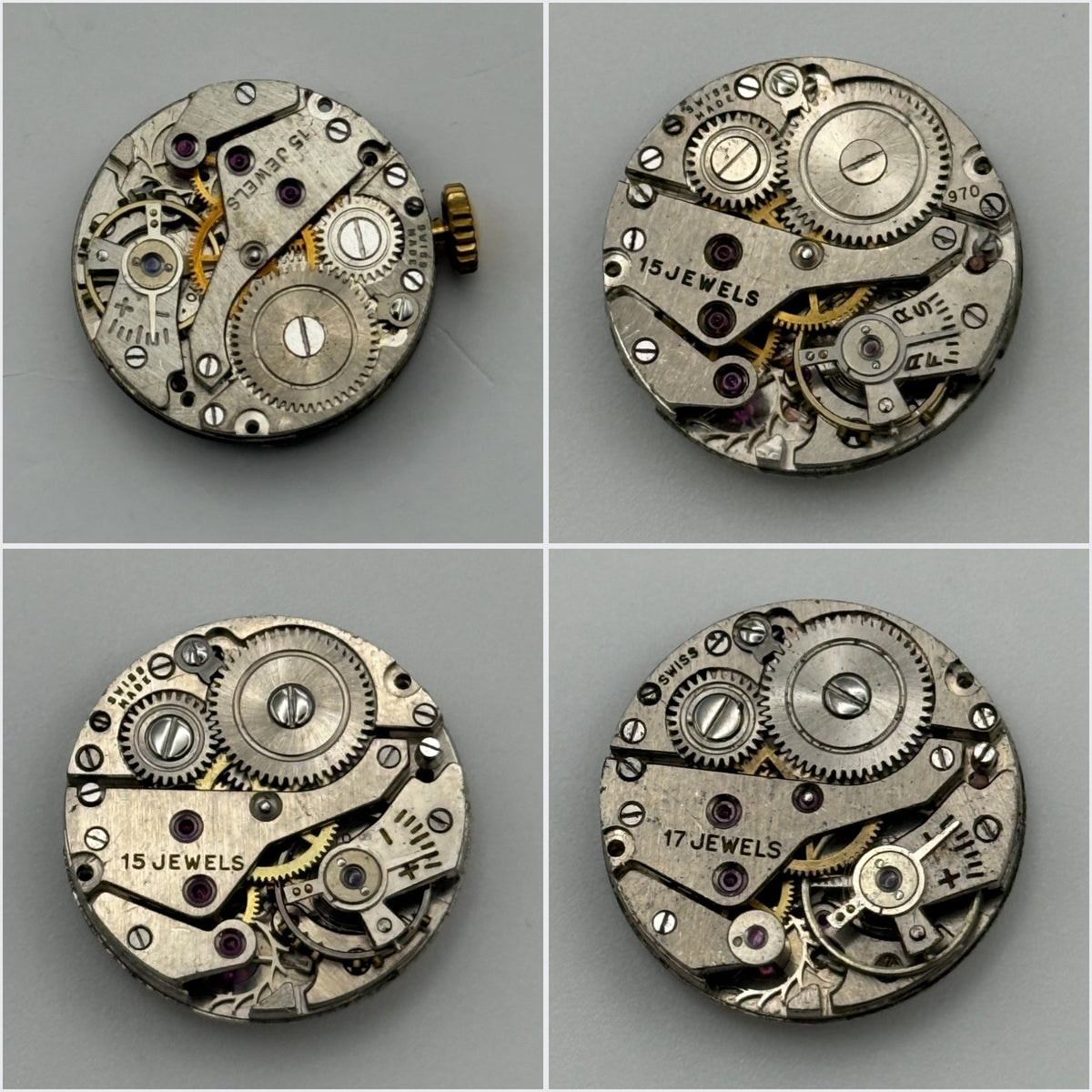 AS 970 Watch Movement - For Parts / Repair - Select From Available Options