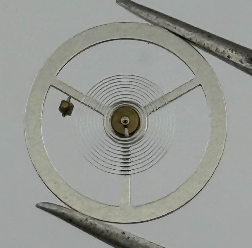 BFG 582 Balance Wheel Complete And Spring 13½''' 1782 Watch Movement Parts NOS