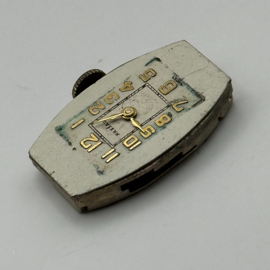 Nassau 93-36 Watch Movement 7 Jewels Swiss Manual Wind Parts Repair 14.3mm