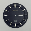 Seiko V168-0BK8 Watch Dial Solar 100M Black Japan Spare Parts Repair 37.4mm