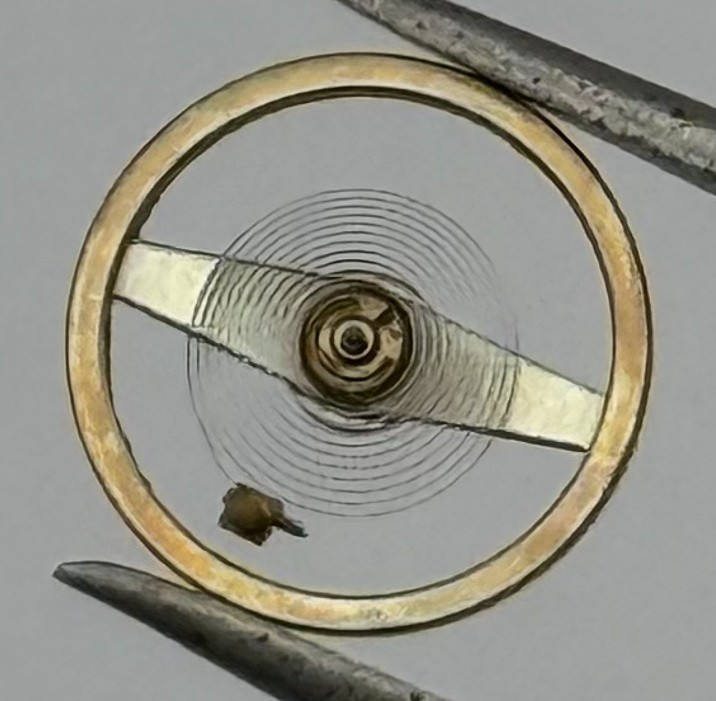 Smith LY SP Balance Wheel Complete And Spring 8¾’’’ Pour Watch Movement Parts