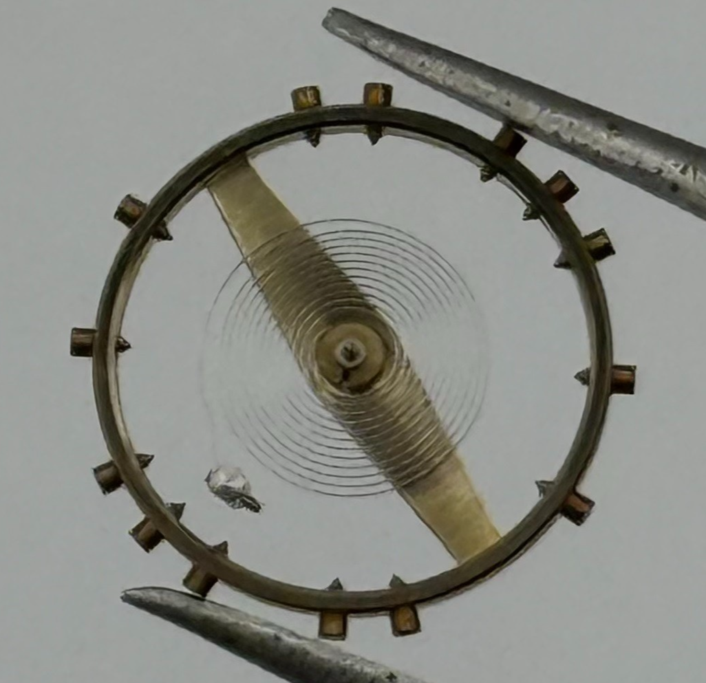 Felsa 4000 Balance Wheel Complete And Spring Renata 965 Watch Movement Parts NOS