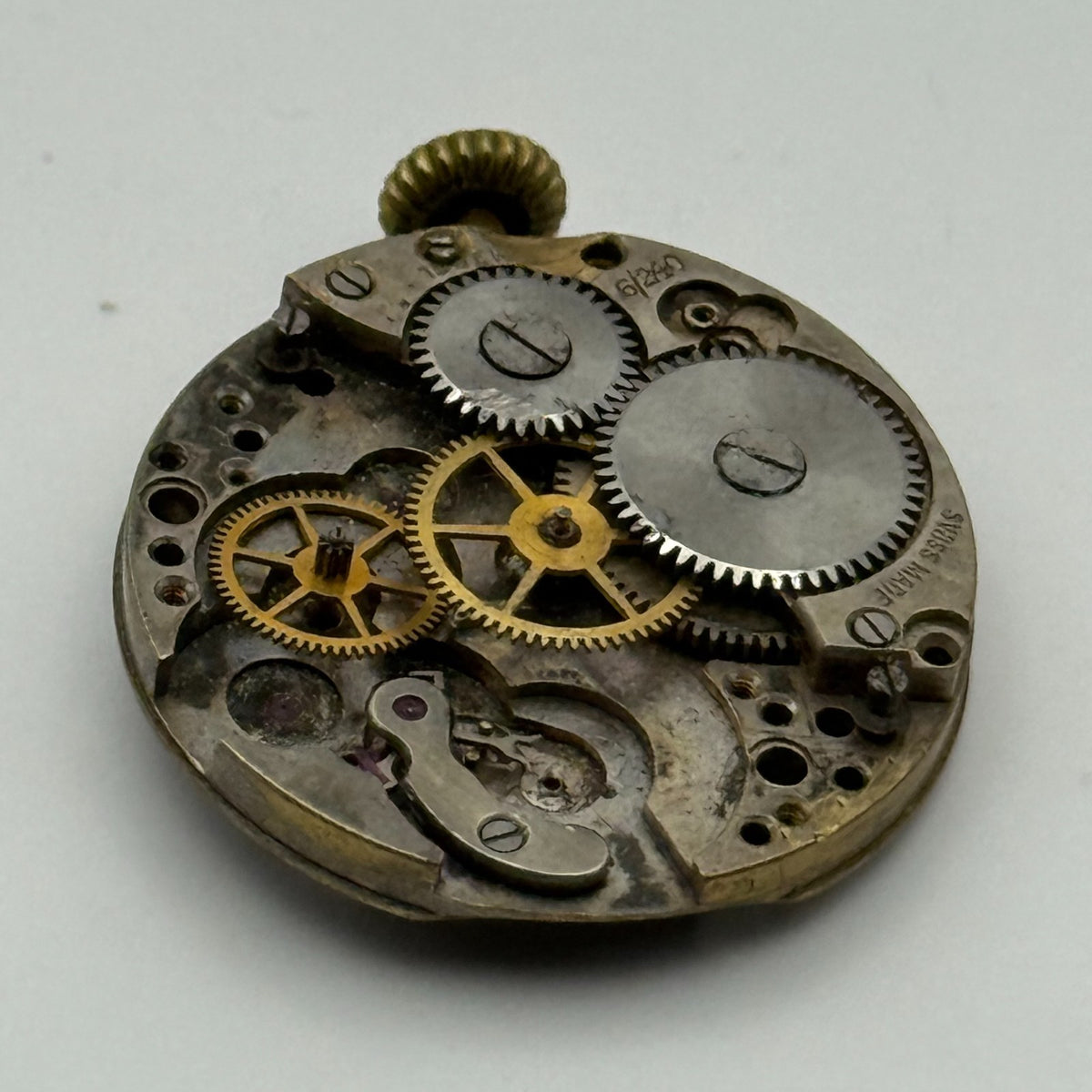 Peseux 6/240 Watch Movement - Spares - For Parts / Repair - 21.9mm