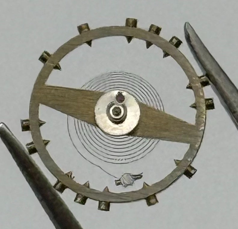 AS 1240 SSR Balance Wheel Complete And Spring 8¾’’’ 1248 M Watch Movement Parts
