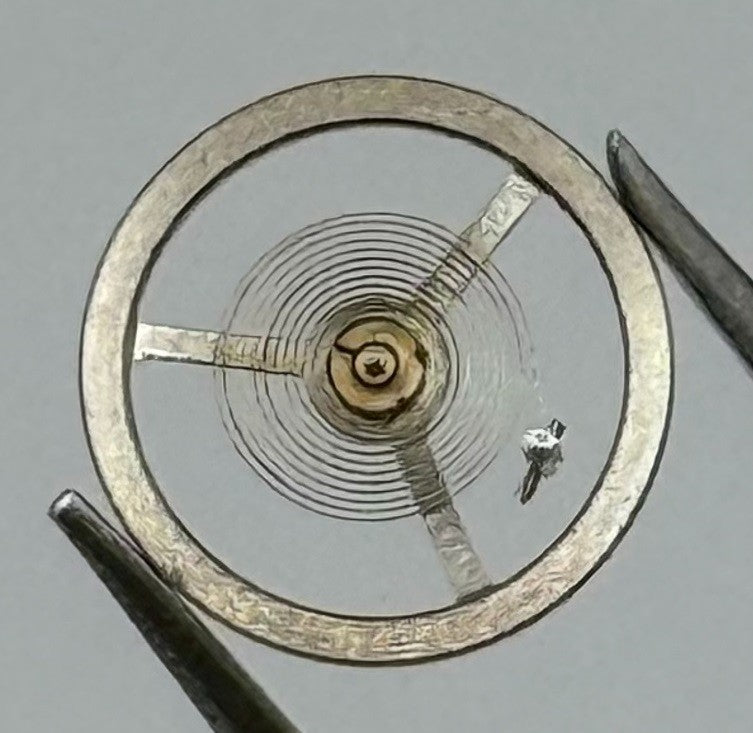 EB 1297 1469 Balance Wheel Complete And Spring Renata 117 Watch Movement Parts
