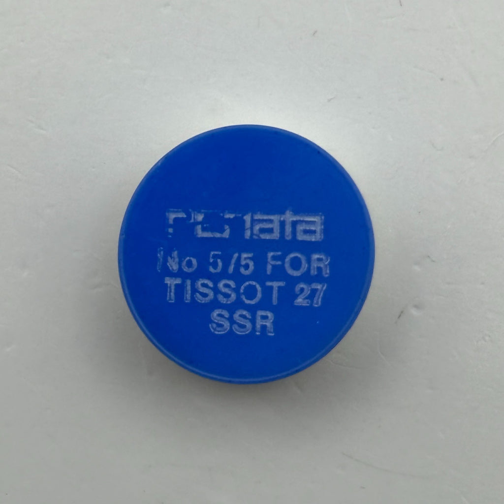 Tissot 27 SSR Balance Wheel Complete And Spring Renata 575 Watch Movement Parts