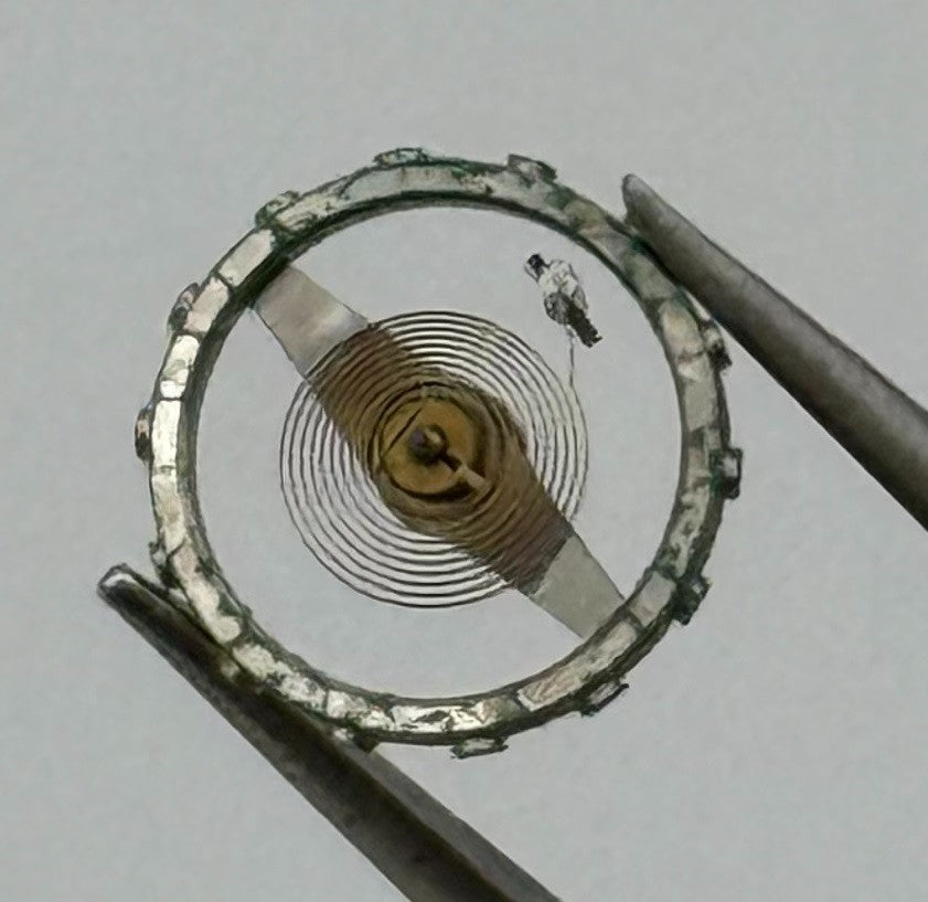 Roseba 70 Balance Wheel Complete And Spring 6¾’’’–8’’’ Watch Movement Parts NOS