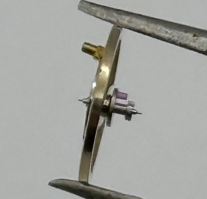 RL 8013 Balance Wheel Complete And Spring Ord &Kif Inca Watch Movement Parts NOS