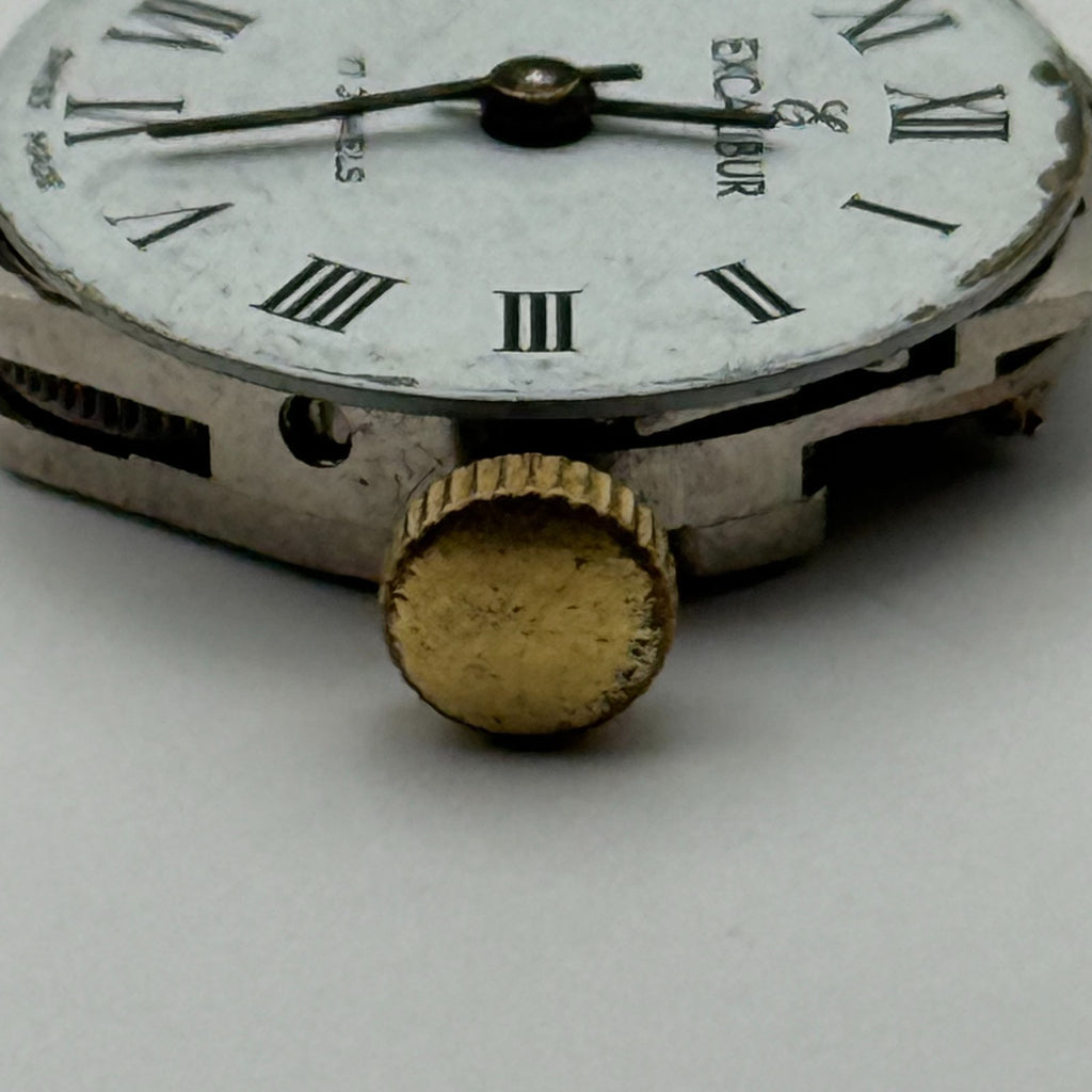 FHF ST 69N Watch Movement Excalibur 17 Jewels Swiss Ladies Parts Repair 15.3mm