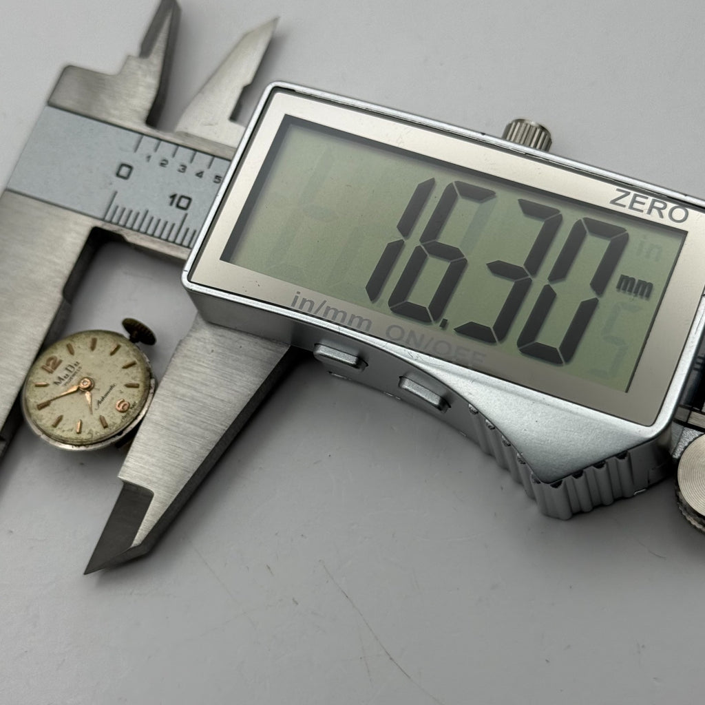 AS 1477 Watch Movement A. Schild MuDu 17J Swiss Automatic Parts Repair 16.3mm
