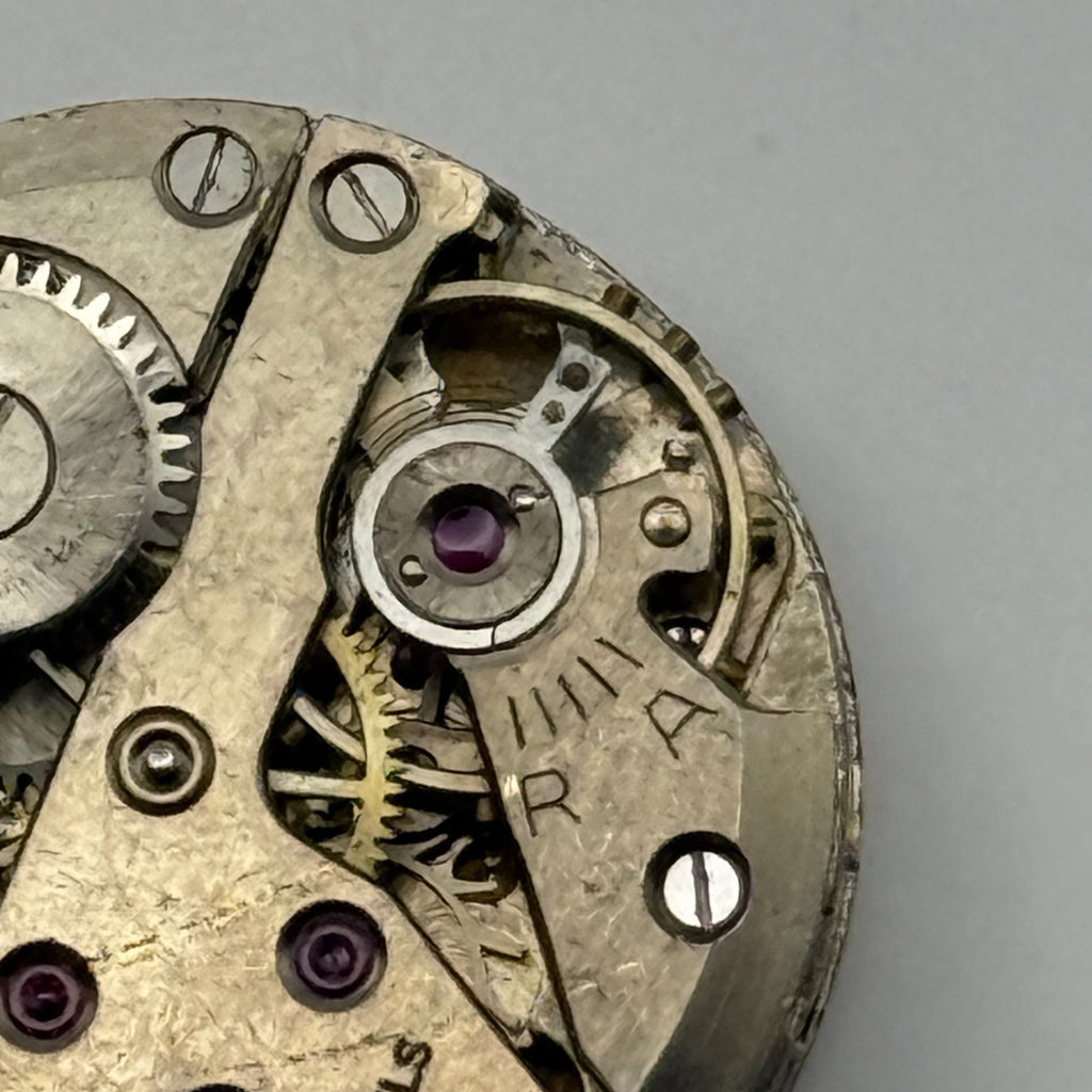 Unidentified Watch Movement Arnex 15 Jewels Swiss Manual Wind Parts 19.6mm