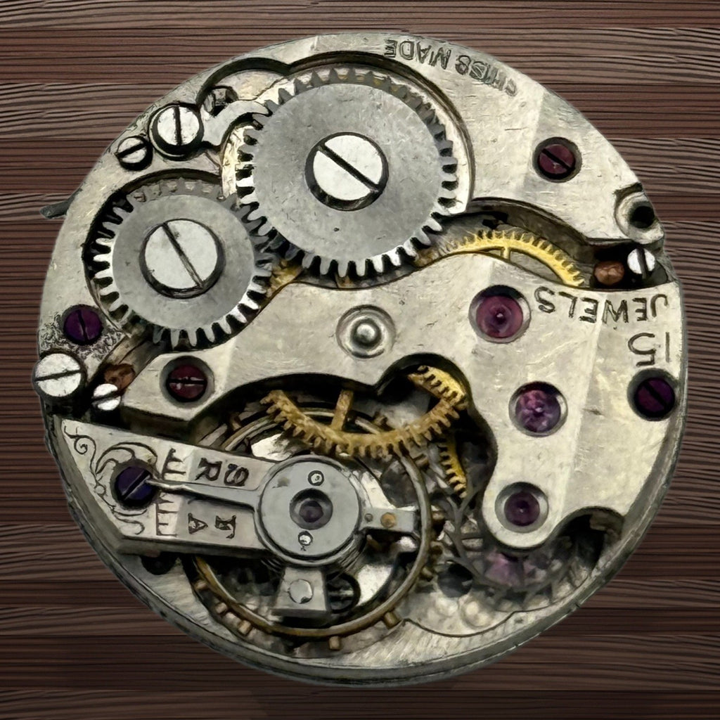 Rolex Watch Movement - Rebberg Aegler Small Size Rare Calibre To Restore 21.3mm
