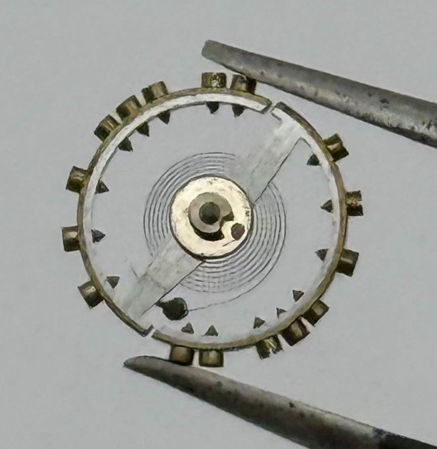 Revue 42 Balance Wheel Complete And Spring 8¾’’’ Bergeon 617 Watch Movement Part