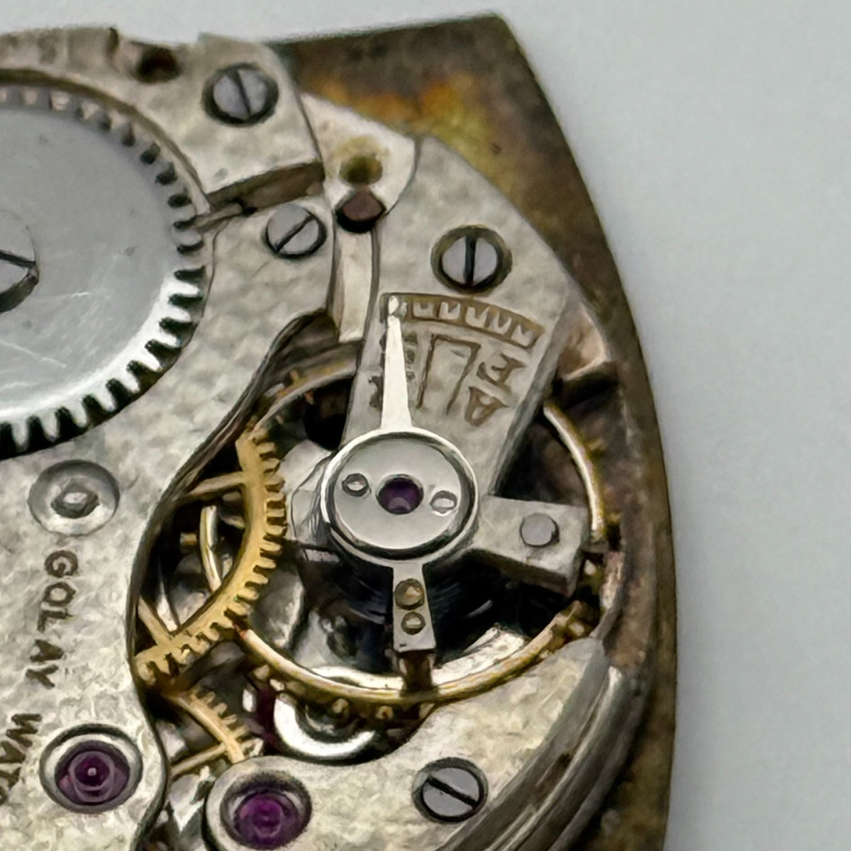 Art Deco Golay Watch Co Watch Movement - For Parts / Repair - 21.4mm