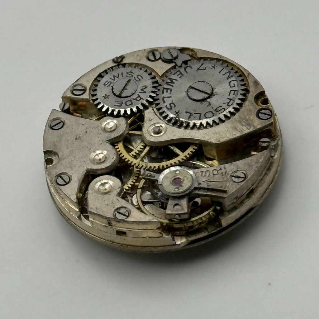Ingersoll Watch Movement - 7 Jewels - For Parts / Repair - 23.4mm