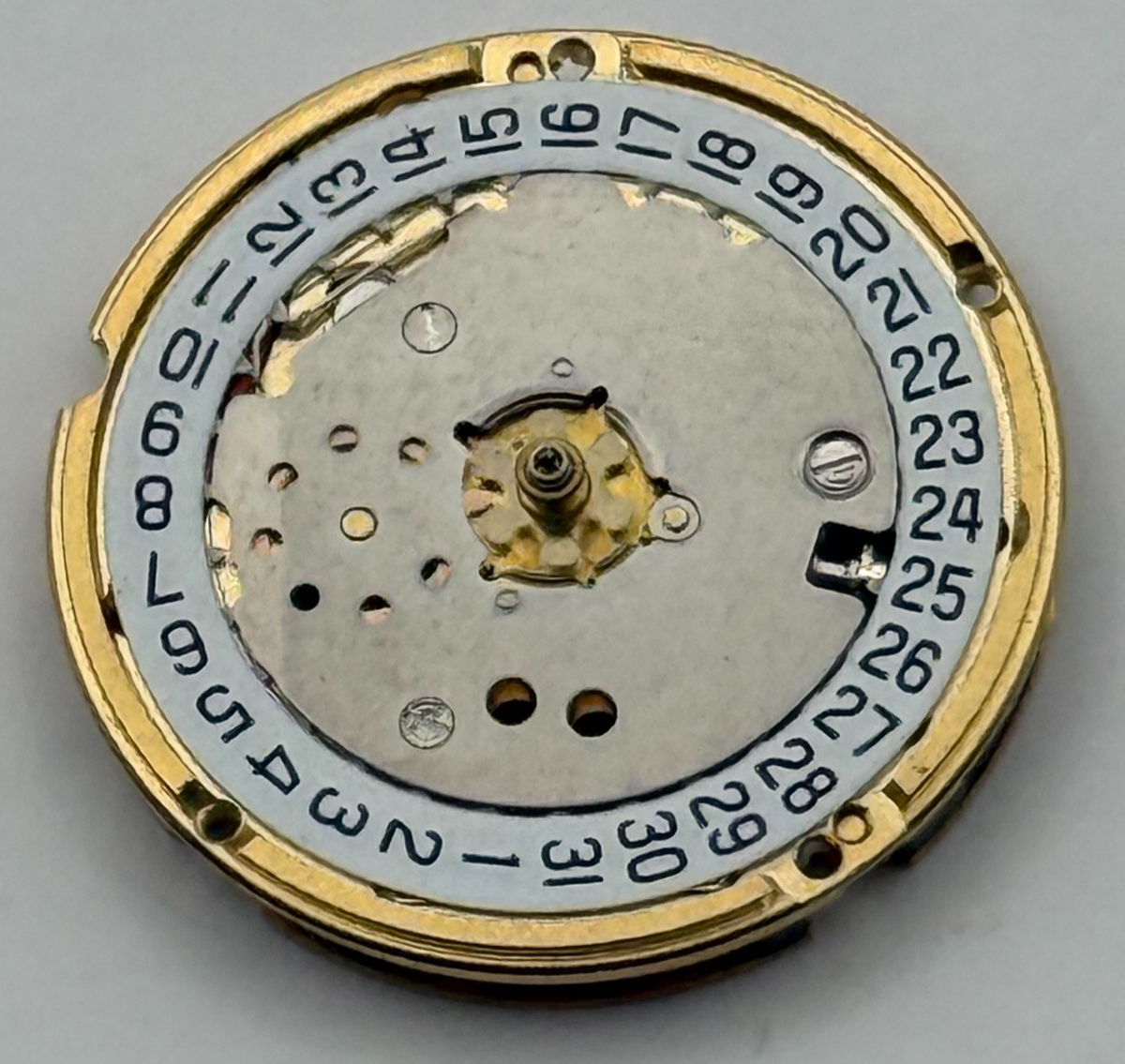 ETA F03.111 Watch Movement Quartz Swiss Date 3 Jewels Vintage Parts Spare 17.4mm