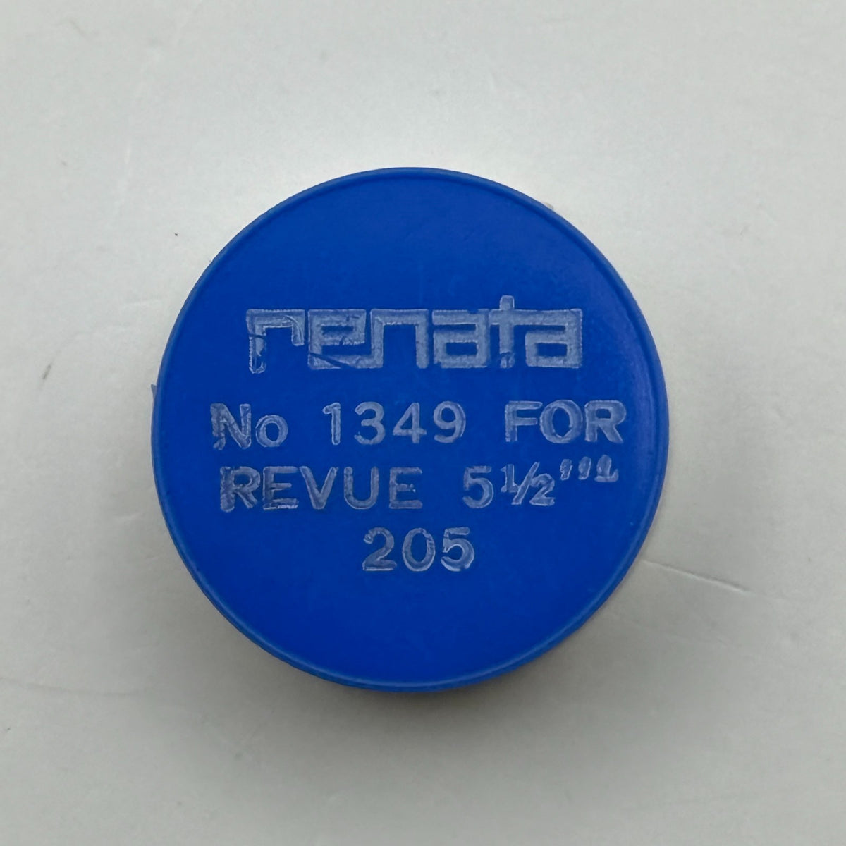 Revue 205 Balance Wheel Complete And Spring 5½’’’ 1349 Watch Movement Parts NOS