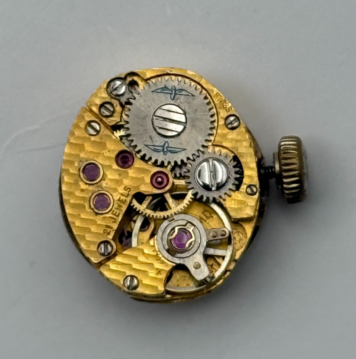AS 1978 Watch Movement A. Schild Rotary 21J Swiss Manual Wind Parts Repair 13mm