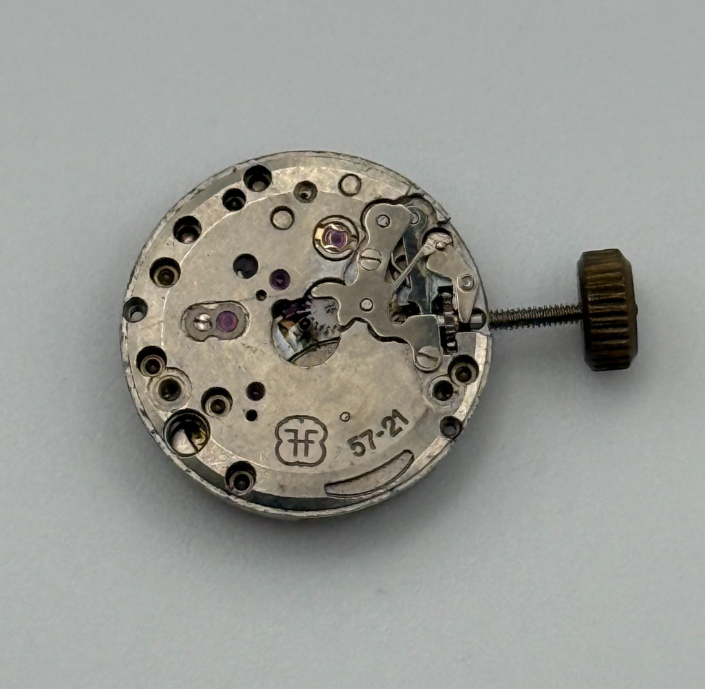FHF 57-21 Watch Movement - Fontainemelon - For Parts / Repair