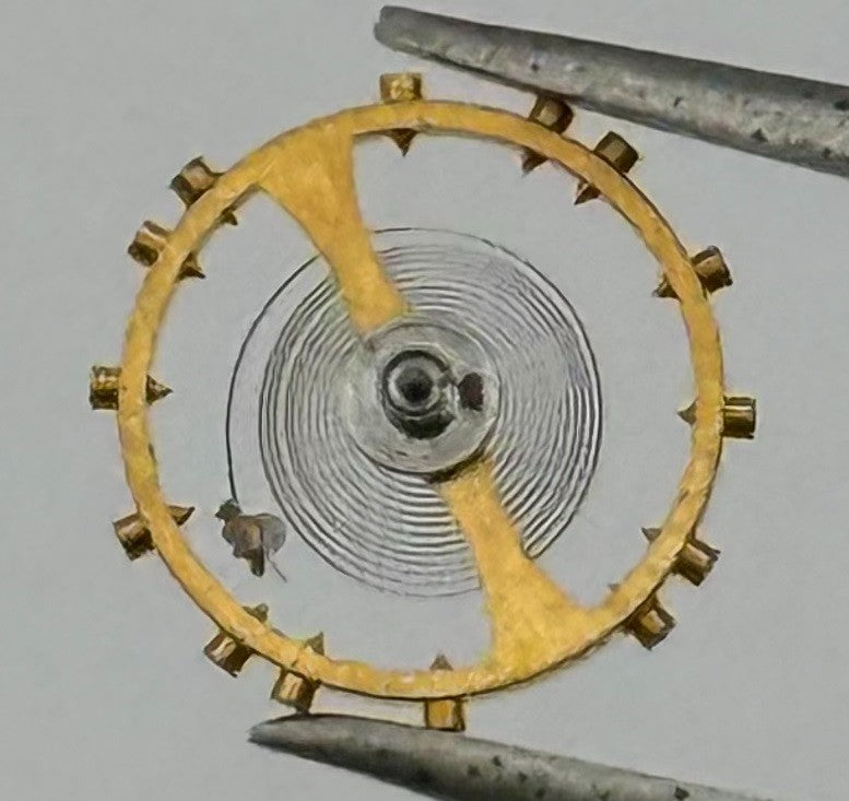 Bifora 55 Balance Wheel Complete And Spring Progress 1114 Watch Movement Parts