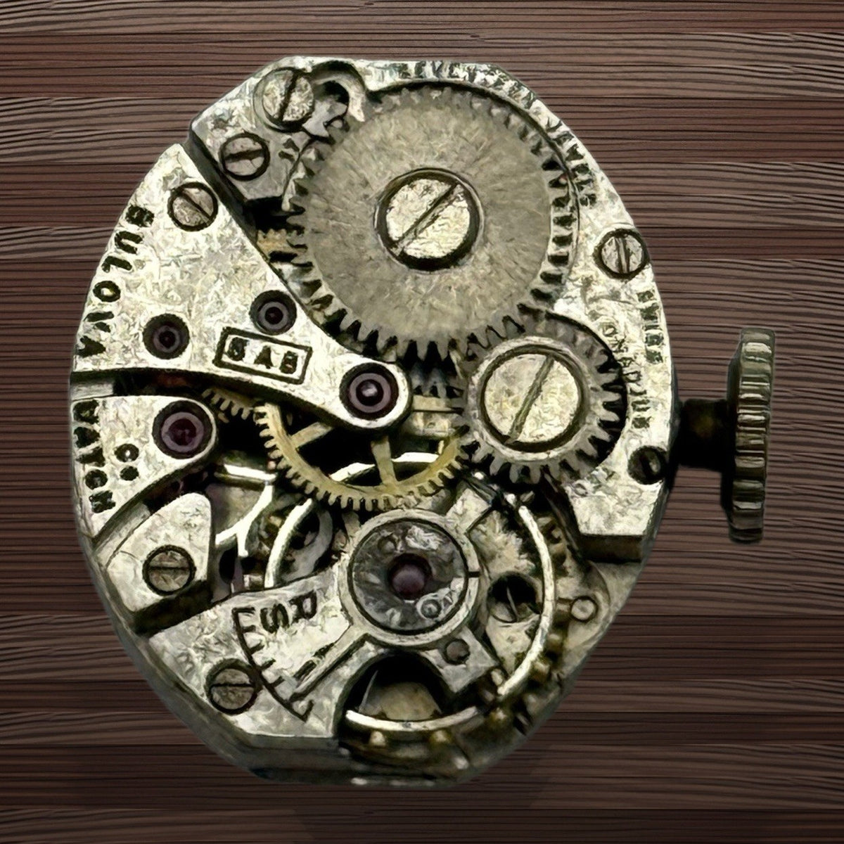 Bulova 5AB Watch Movement - Ladies - For Parts / Repair - 15.1mm