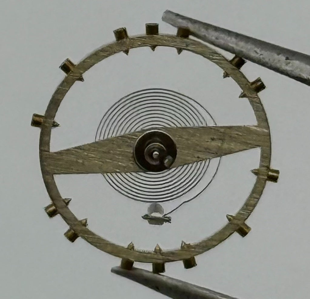 Felsa 4000 Balance Wheel Complete And Spring Renata 965 Watch Movement Parts NOS
