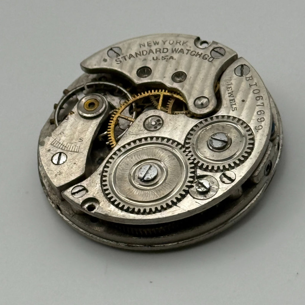 New York Standard Grade 306 Watch Movement Model BI American 0s Parts Repair