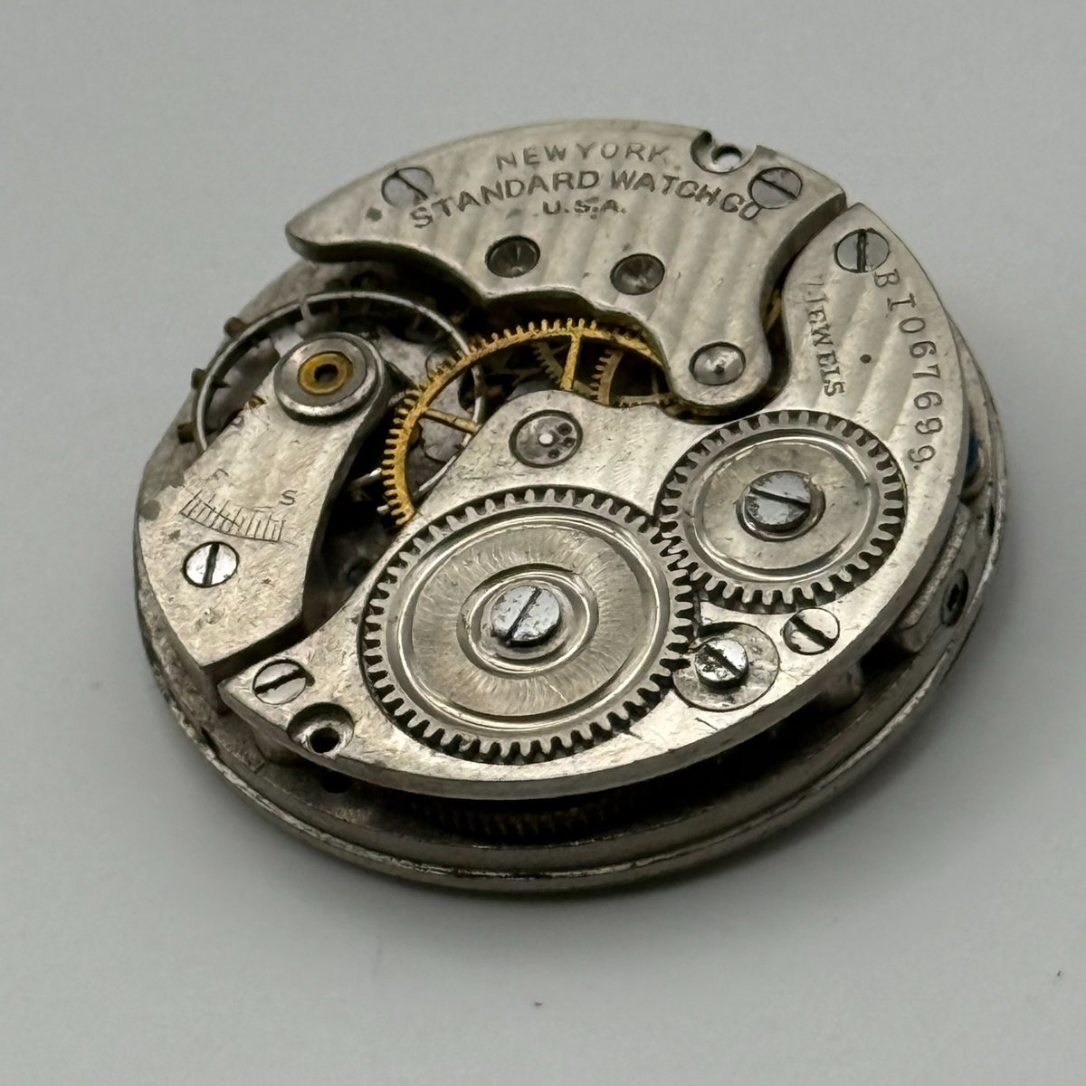 New York Standard Grade 306 Watch Movement Model BI American 0s Parts Repair