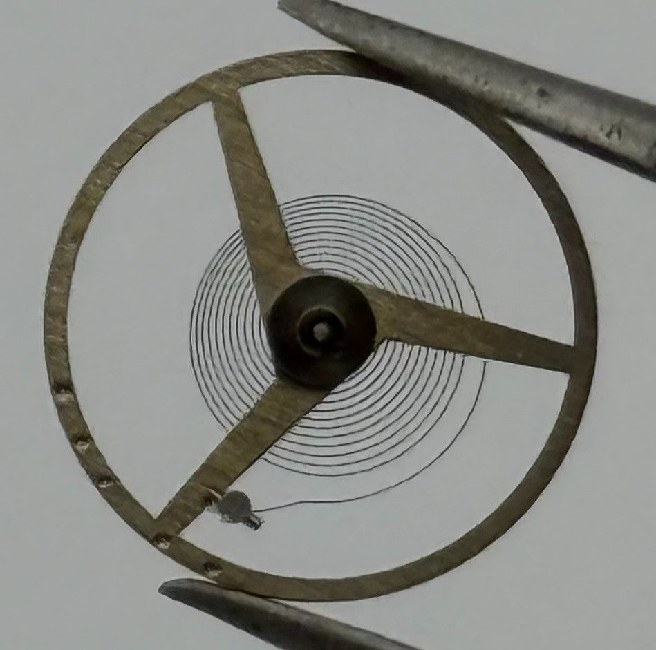 FHF 81 Balance Wheel Complete And Spring 10½’’’ 1503 M Watch Movement Parts NOS