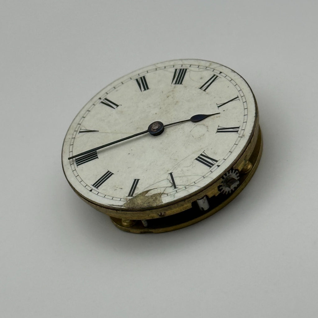 Pocket Watch Movement - Unidentified - Parts / Repair 30.4mm