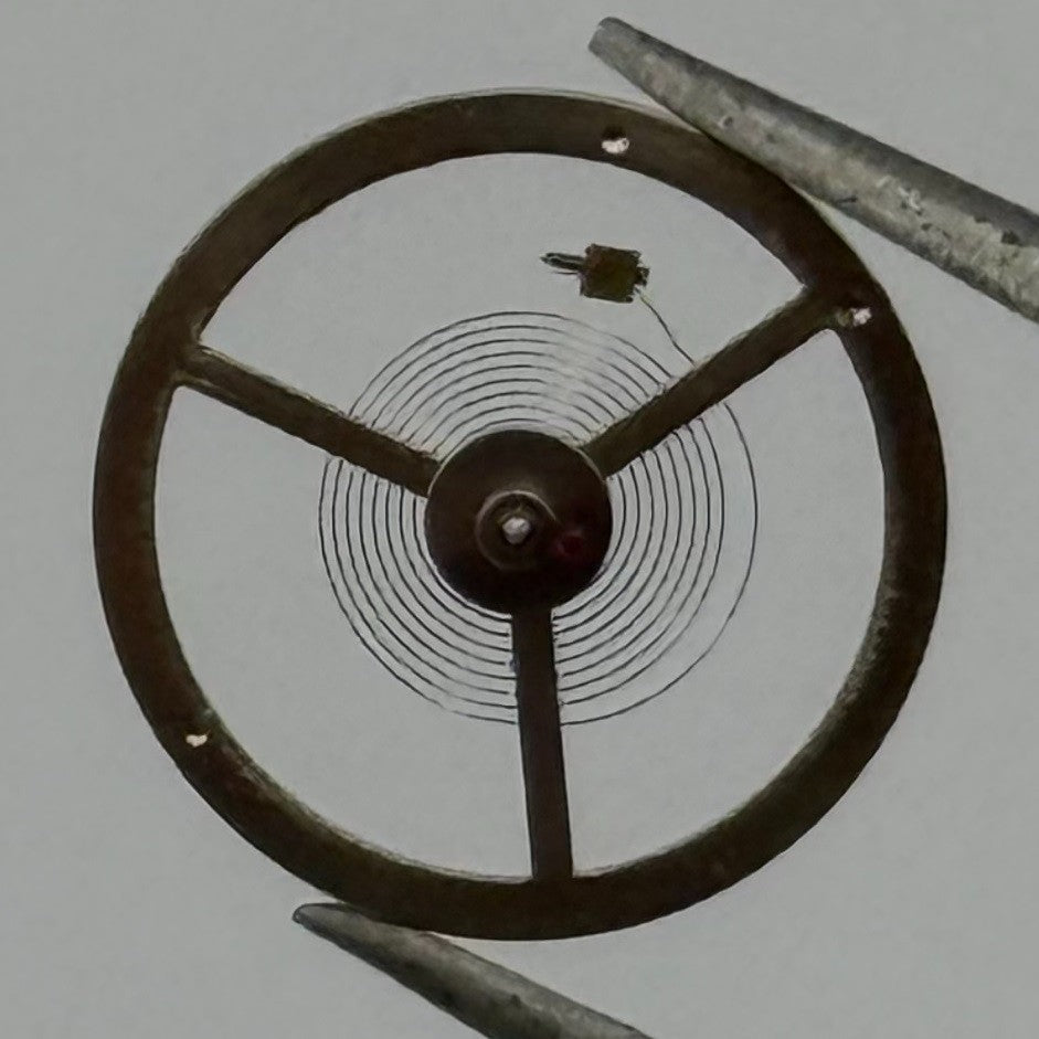 Ebosa 65 Balance Wheel Complete And Spring 12½’’’ 942 Watch Movement Parts NOS