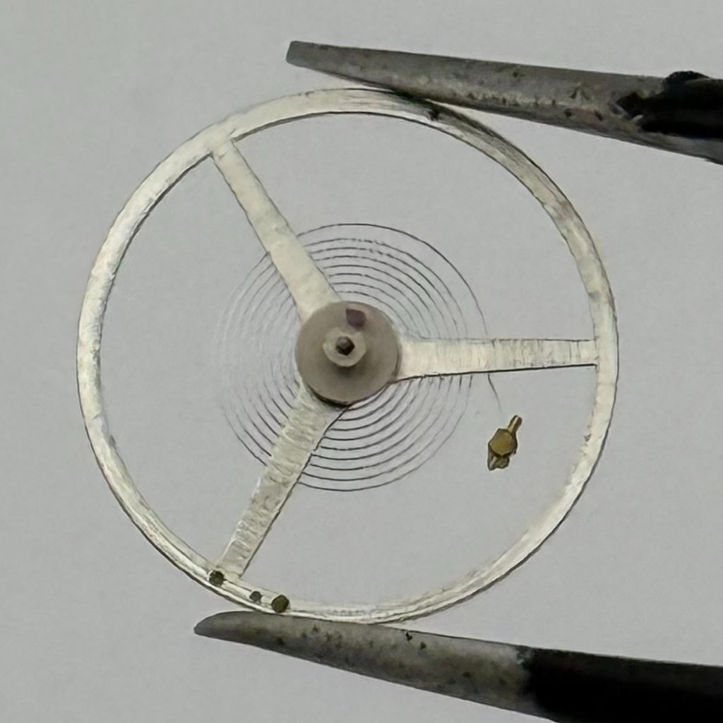 Oris 710 712 Balance Wheel Complete And Spring 10½’’’ 1833 Watch Movement Parts