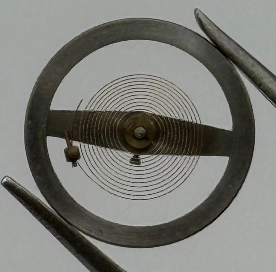 Ebosa 49 DGT Balance Wheel Complete And Spring Progress Watch Movement Parts NOS