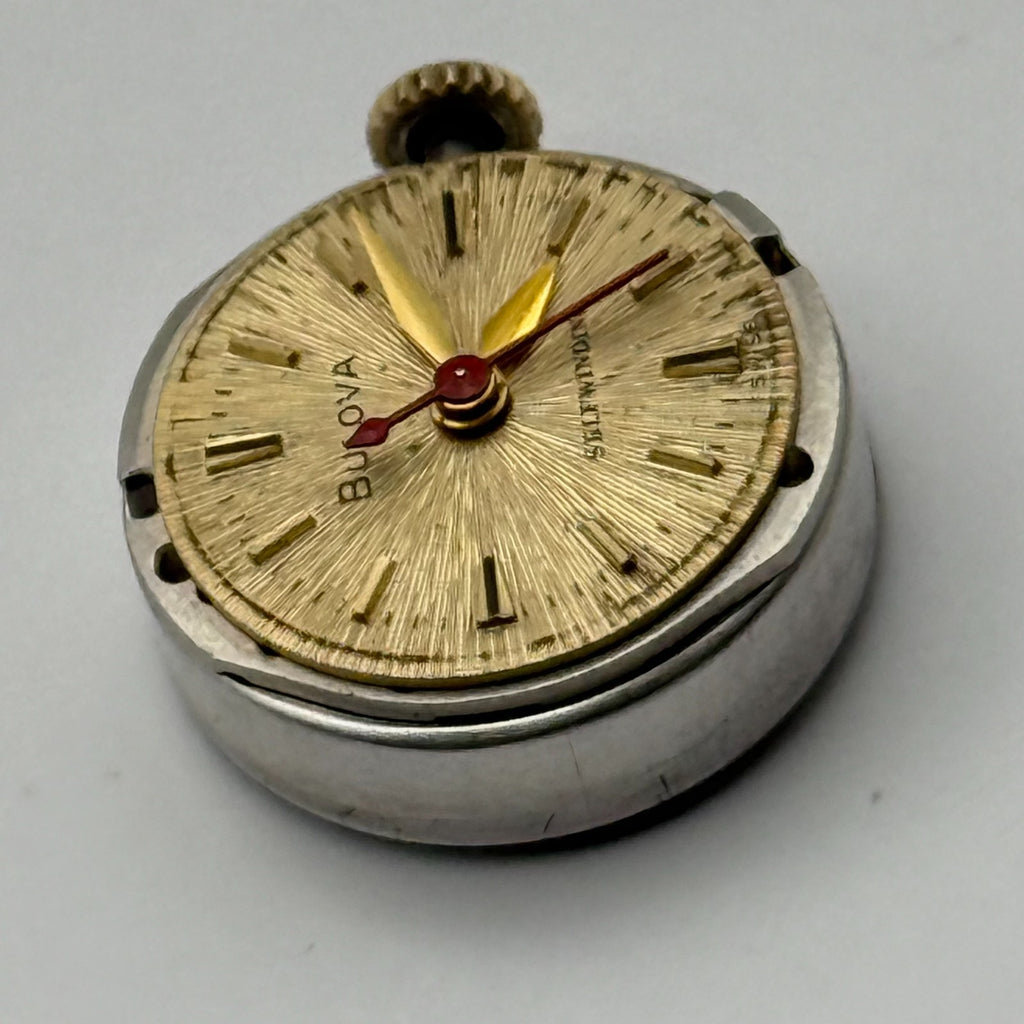 Bulova 6CMAC Watch Movement Running 17 Jewels Swiss Automatic Parts 16.4mm