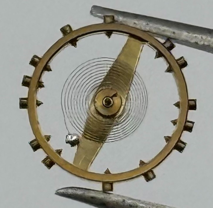 Felsa 107 Balance Wheel Complete And Spring 8¾’’’ 692 Watch Movement Parts NOS