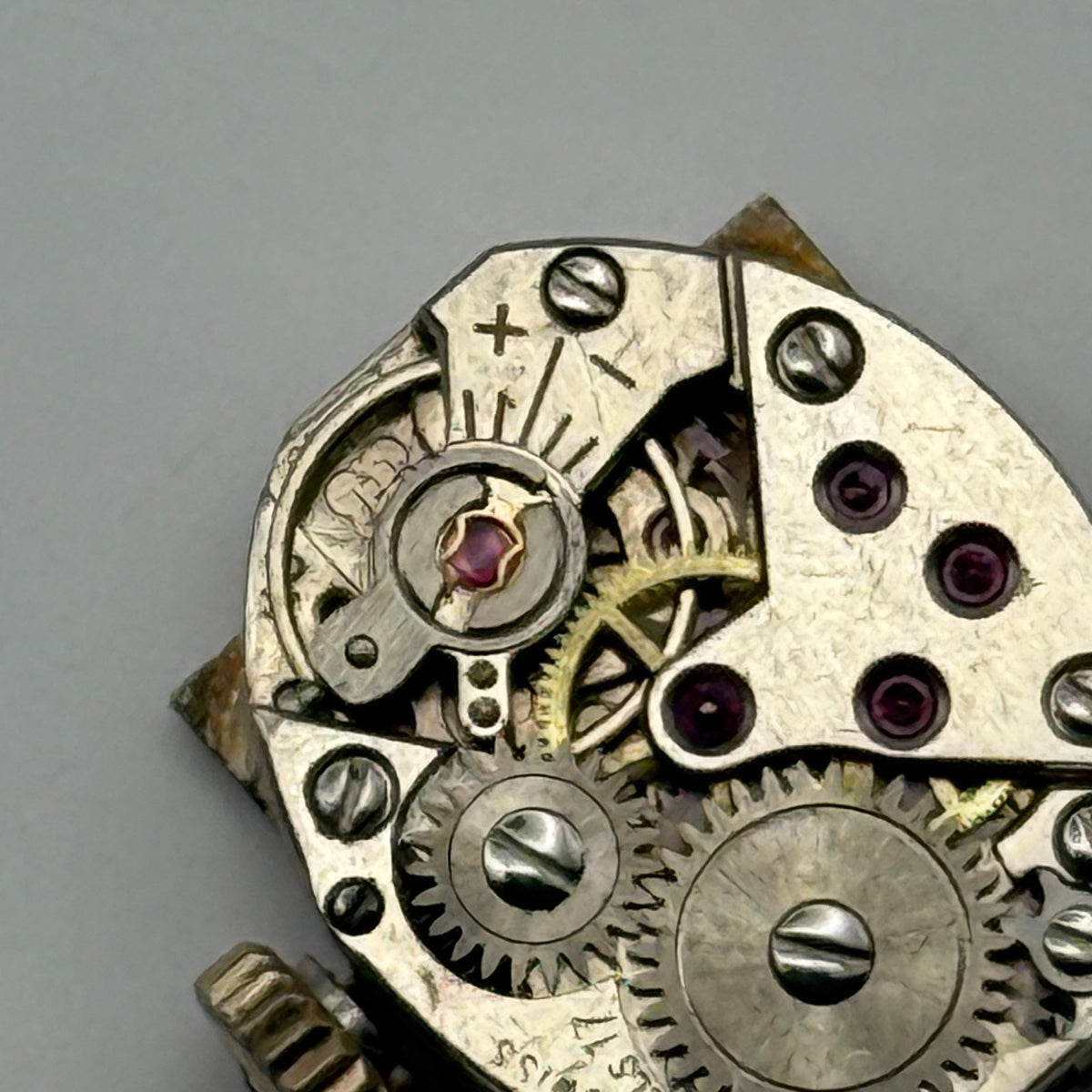 FEF 6620 Watch Movement Running Avia 17J Swiss Manual Wind Parts Repair 13mm
