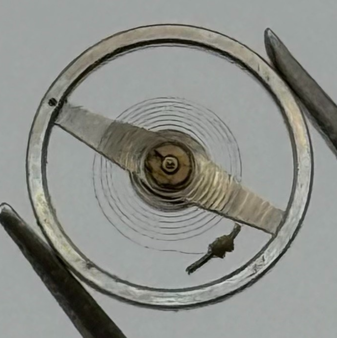 Oris 440 Balance Wheel Complete And Spring 6¾x8’’’ 974 Watch Movement Parts NOS