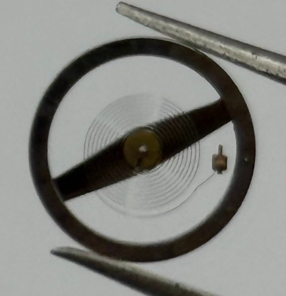 RL Rax 1013 1237 Balance Wheel Complete And Spring 1679 Watch Movement Parts NOS