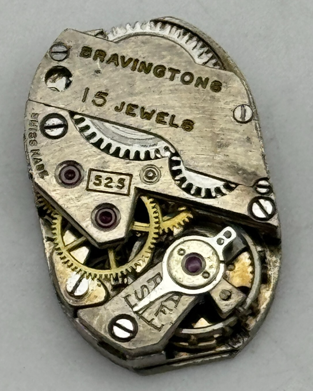 FHF 80 Watch Movement Bravingtons 525 Ladies Manual Wind  Swiss Parts 12.8mm 