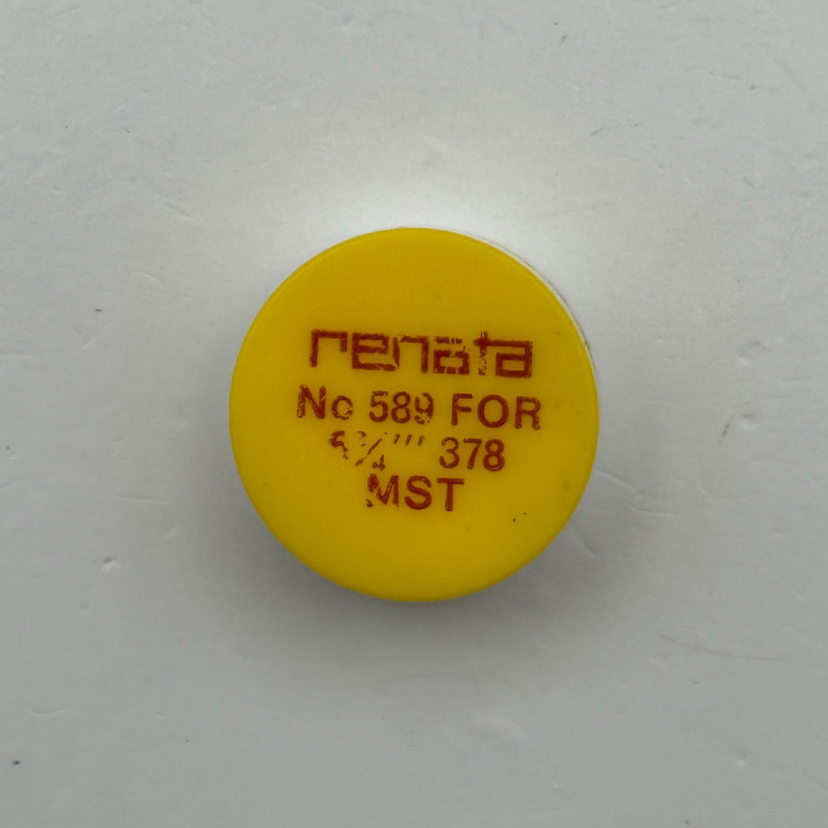 MST 378 Balance Wheel Complete And Spring 6¾''' Renata 589 Watch Movement Parts