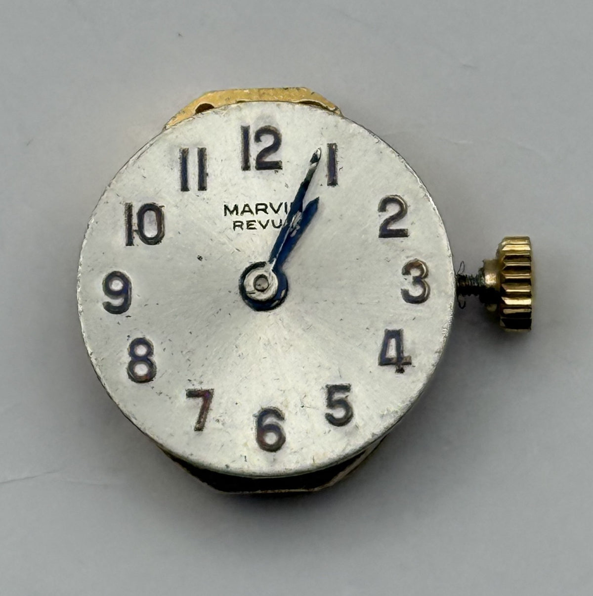 ETA 277.001 Watch Movement Running Marvin Revue Swiss Manual Wind Parts 12.9mm