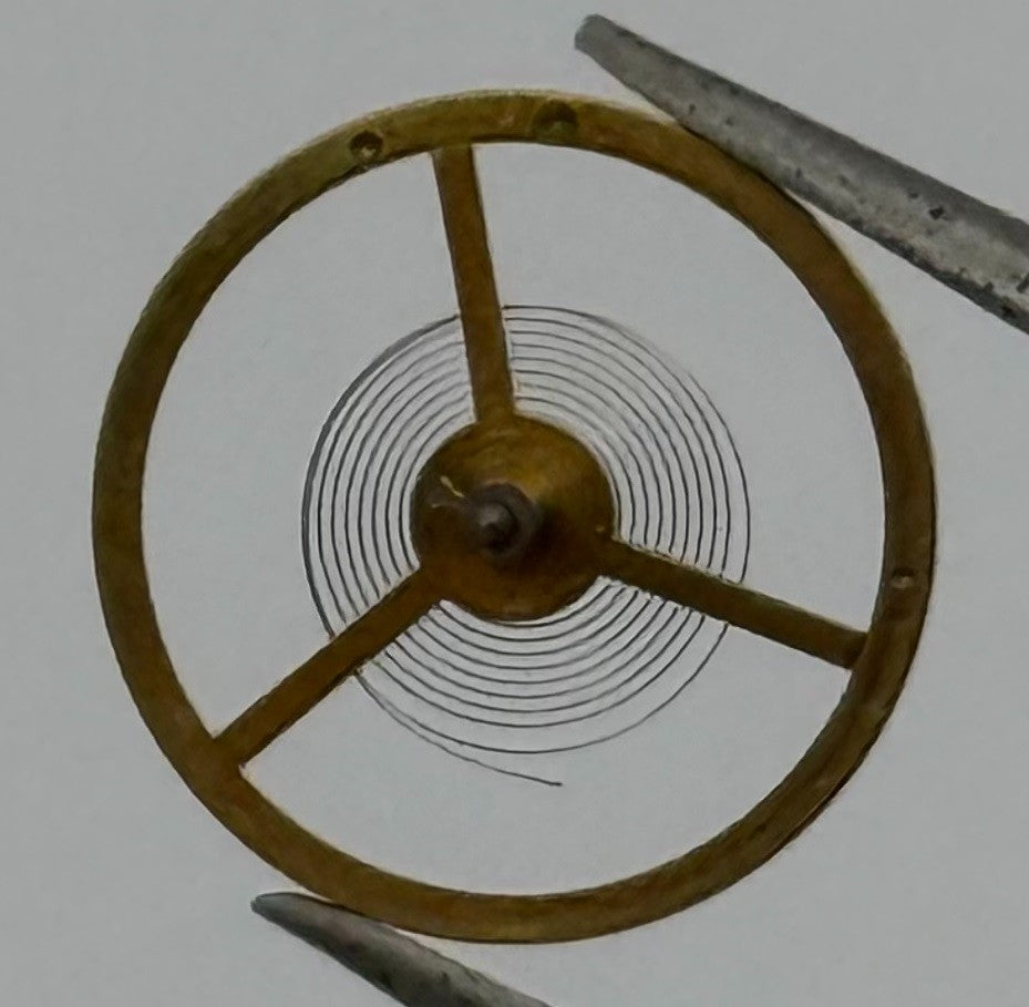 BFG 582 Balance Wheel Complete And Spring 13½’’’ 1783 Watch Movement Parts NOS