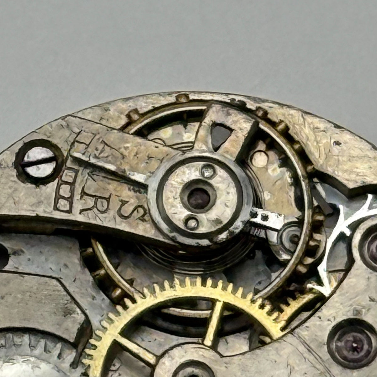 Unidentified 803 Watch Movement Manual Wind Vintage Parts Repair 23.2mm
